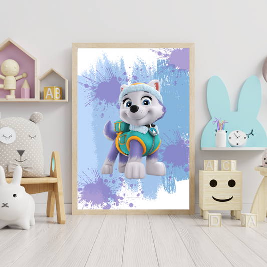 Everest Paw Patrol Nursery Print