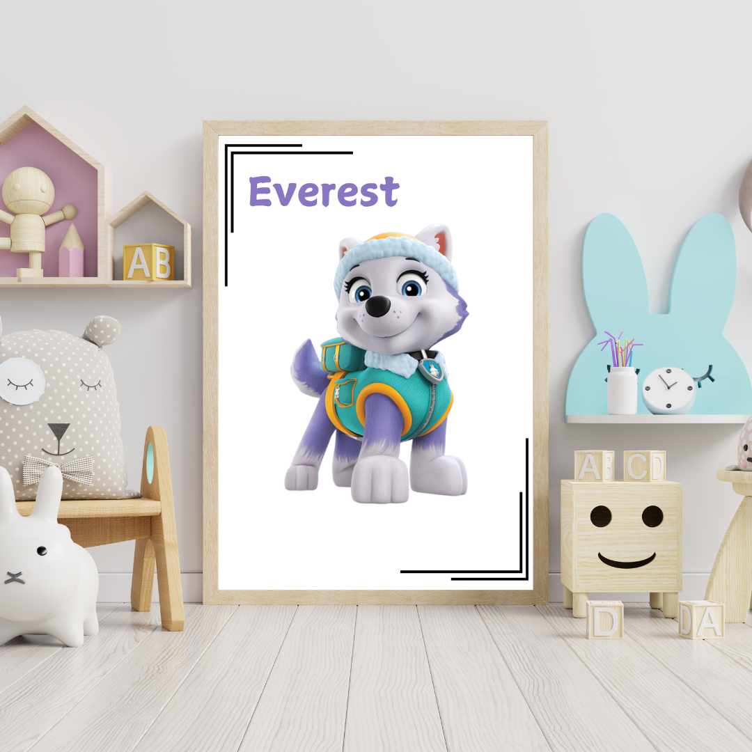 Everest Paw Patrol Nursery Print