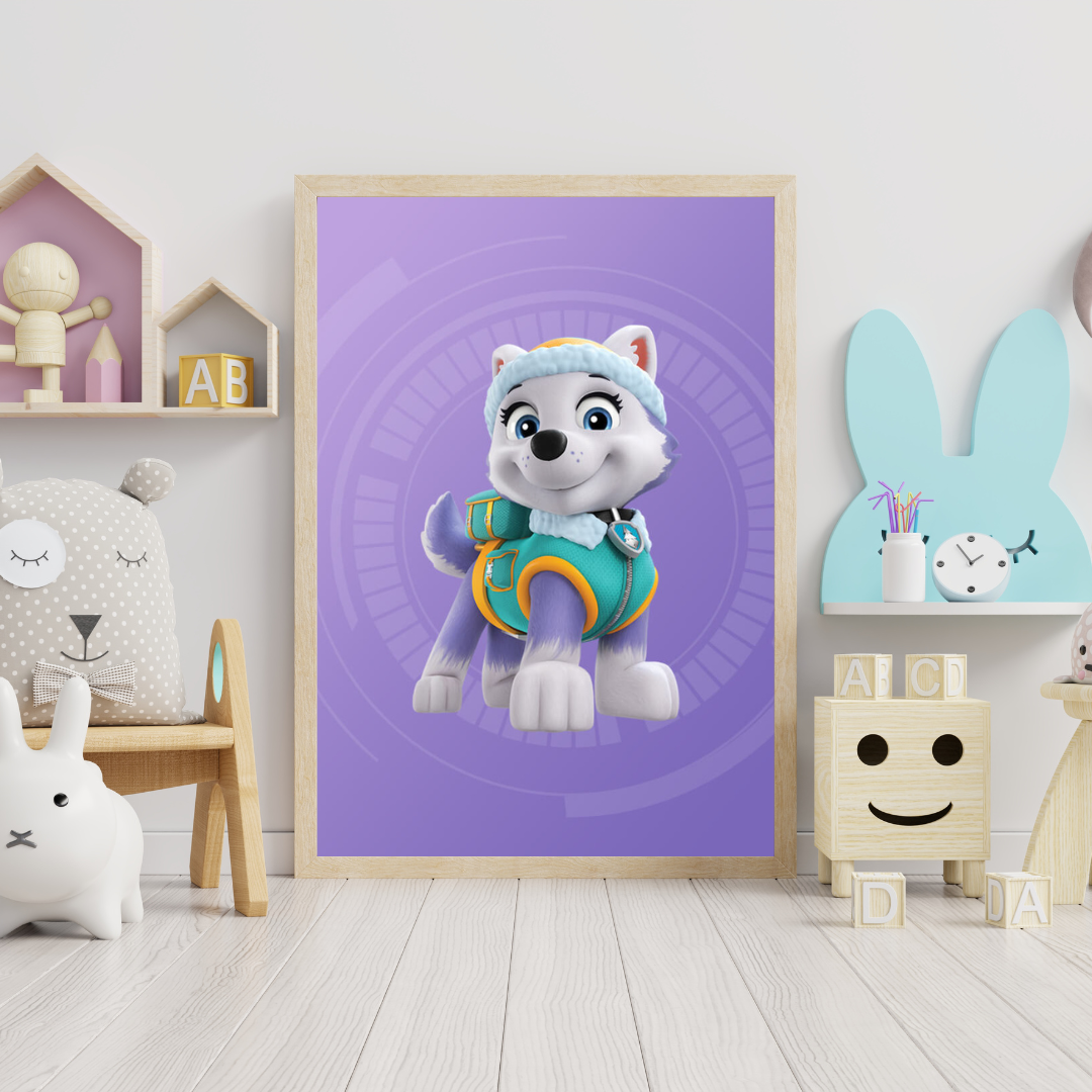 Everest Paw Patrol Nursery Print