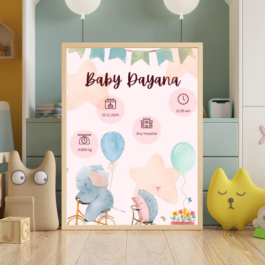 Personalised Nursery Print