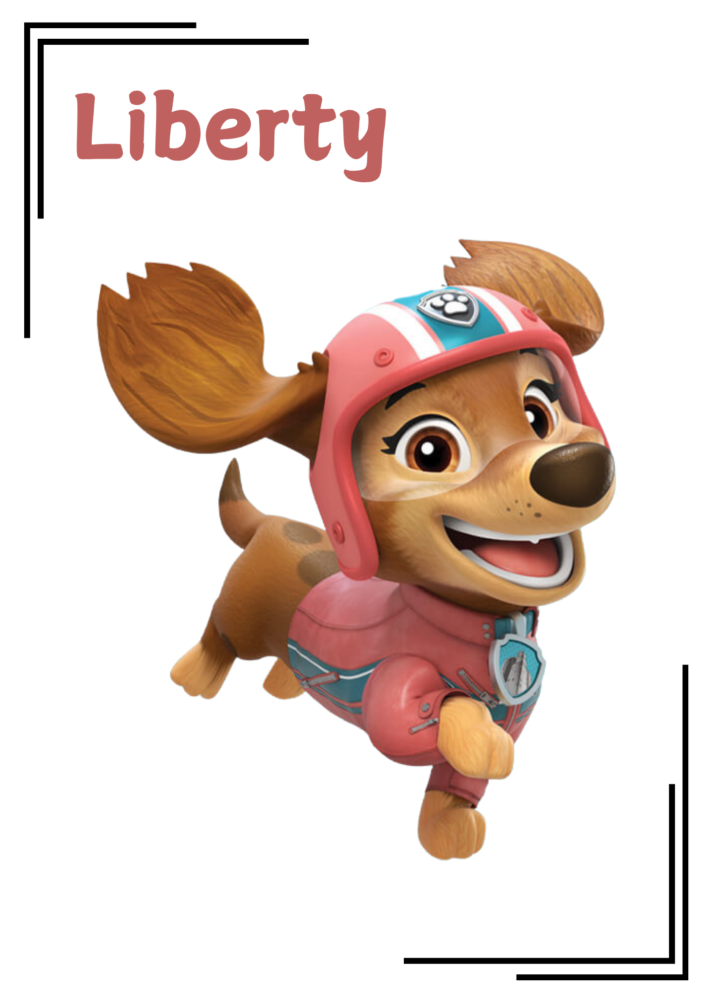 Liberty Paw Patrol Nursery Print