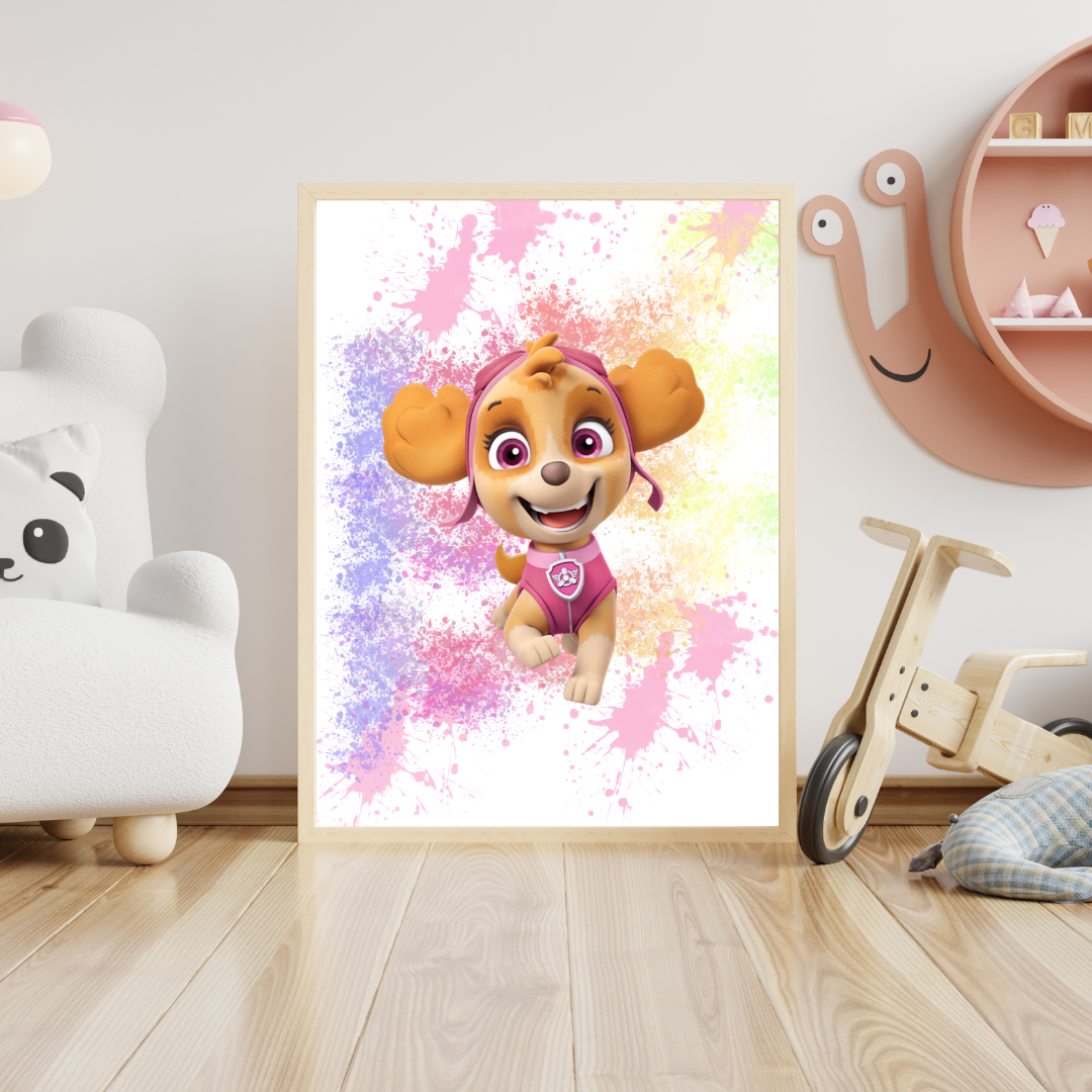 Sky Paw Patrol Nursery Print