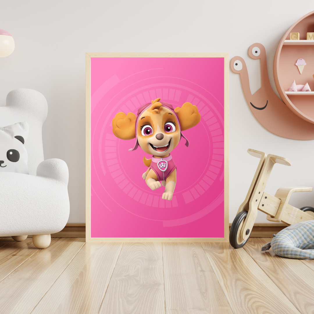 Sky Paw Patrol Nursery Print